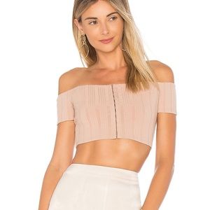 Revolve Privacy Please Lenda Crop Top Nude